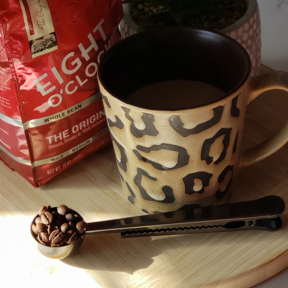Coffee Scoop•2-in-1 •Stainless Steel•1 TBSP•Gunmetal